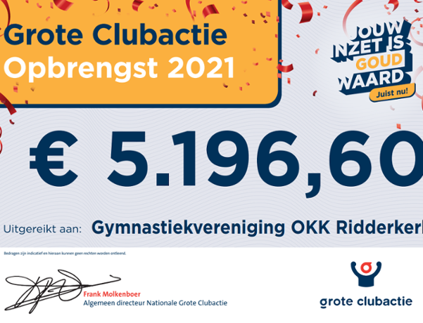 Mooie opbrengst Grote Clubactie